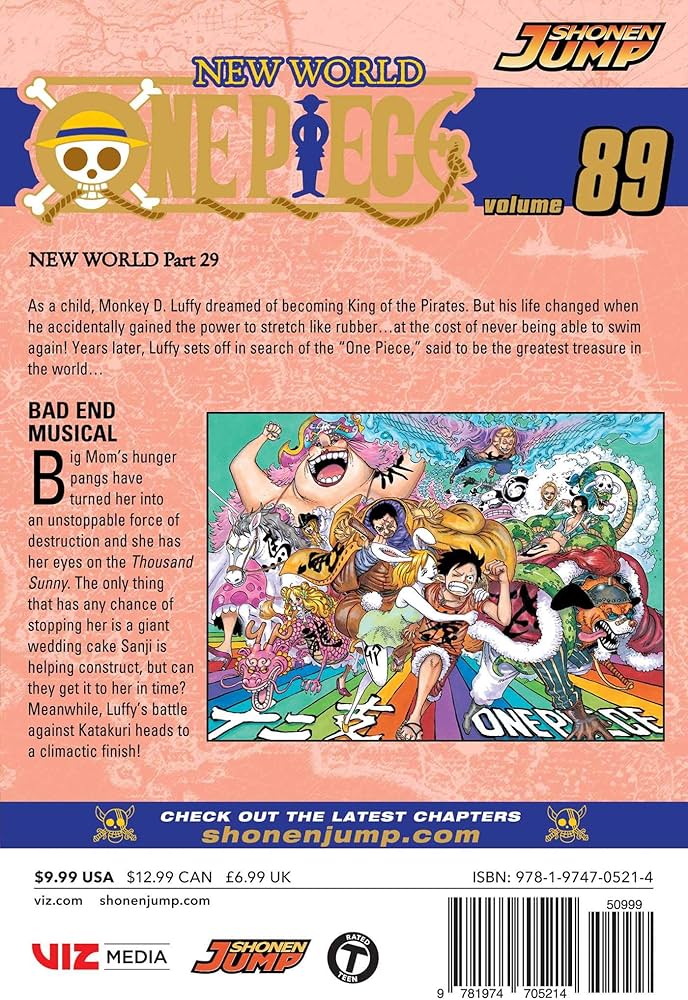 Amazon.com: One Piece, Vol. 89: Bad End Musical: 9781974705214