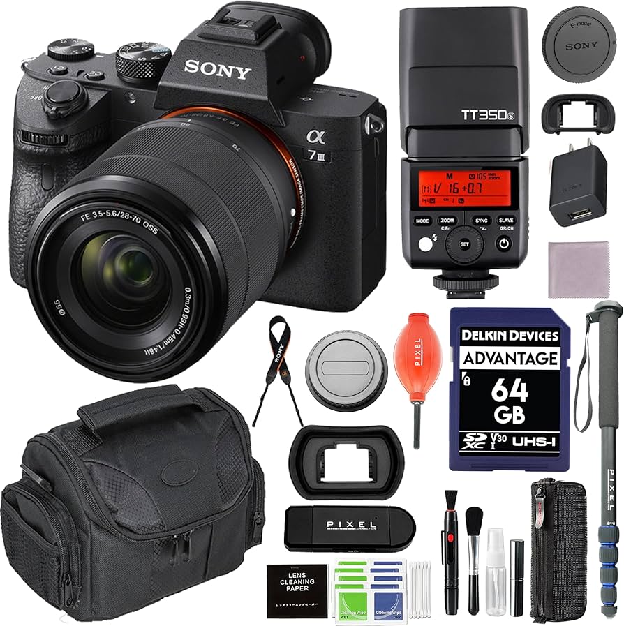 Amazon.com : Sony a7 III Full-Frame Mirrorless Camera Bundle with