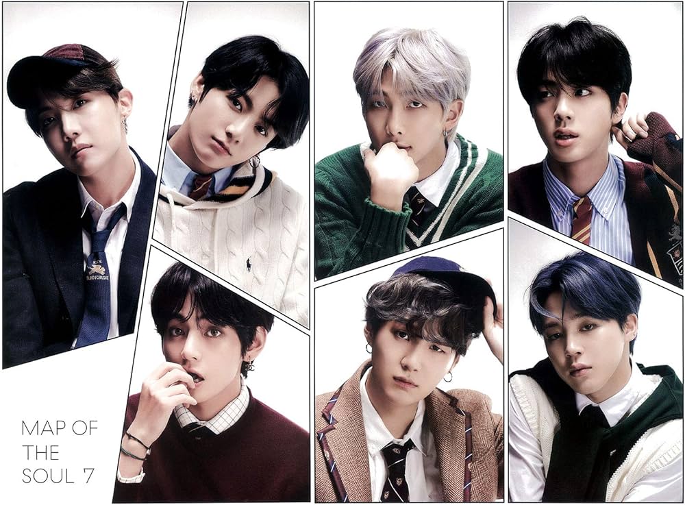 Amazon.co.jp: BTS MAP of The Soul :7 [4 ver] アルバム + 公式 折