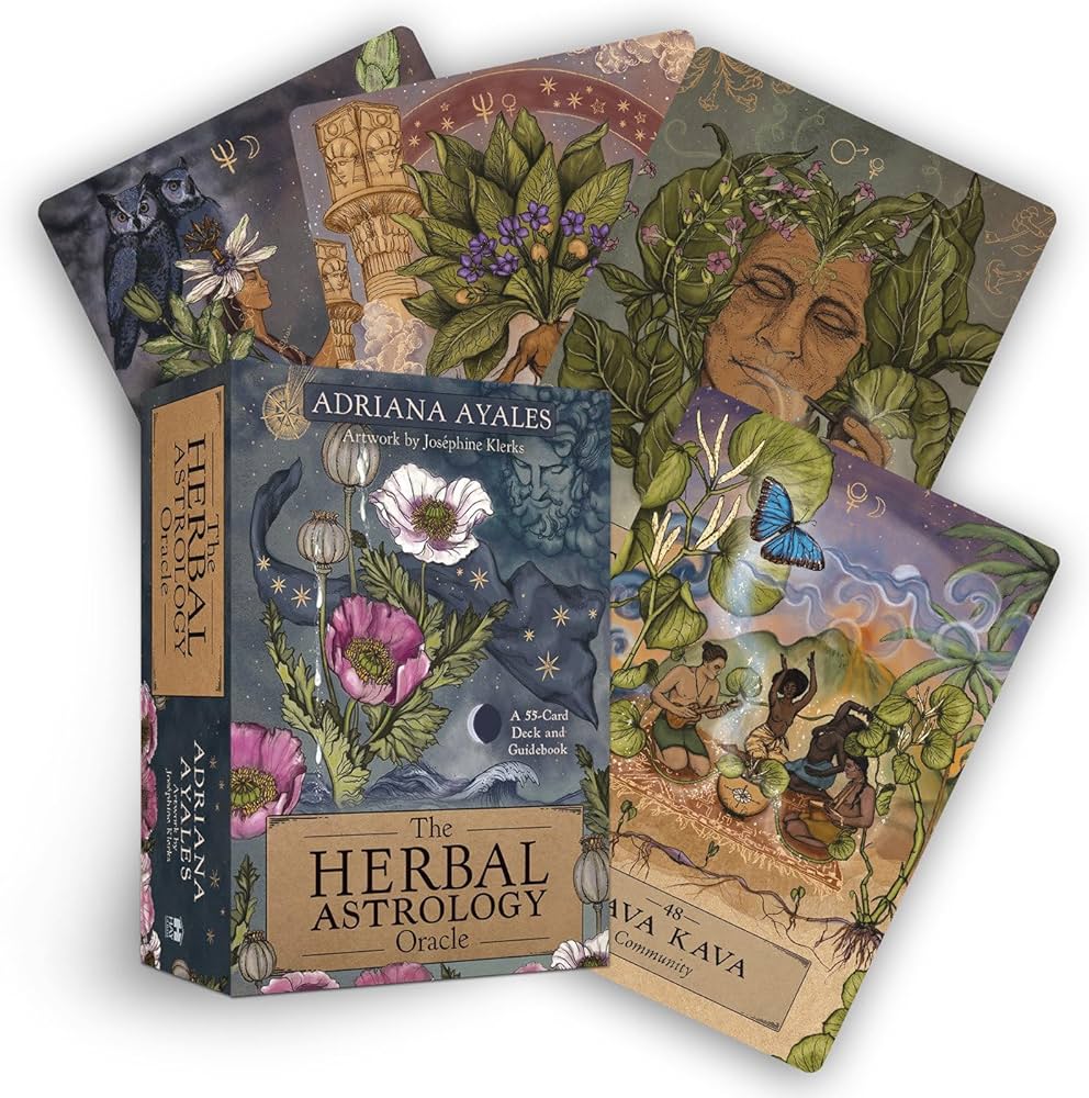 The Herbal Astrology Oracle: A 55-Card Deck and Guidebook: Ayales
