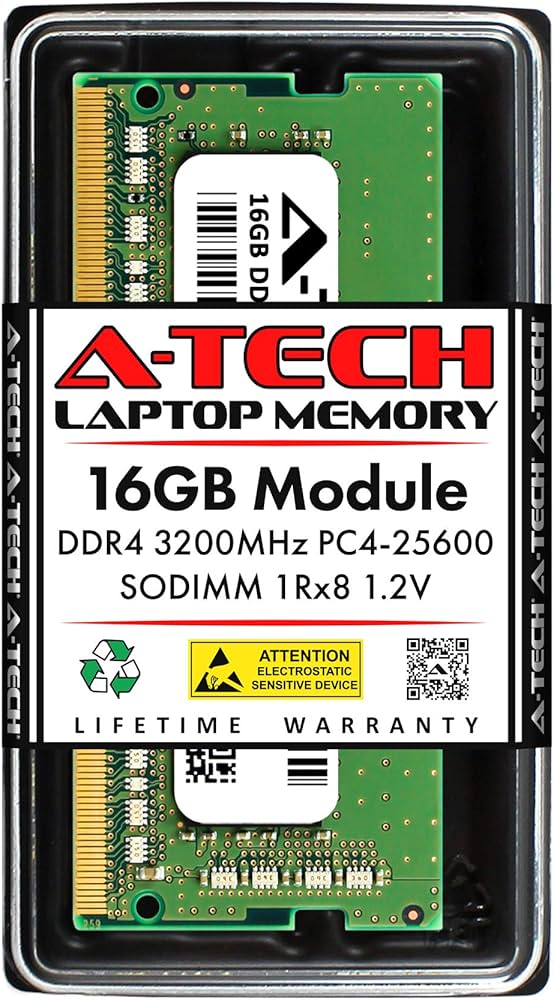 A-Tech 16GB RAM Replacement for Kingston KVR32S22S8/16 | DDR4