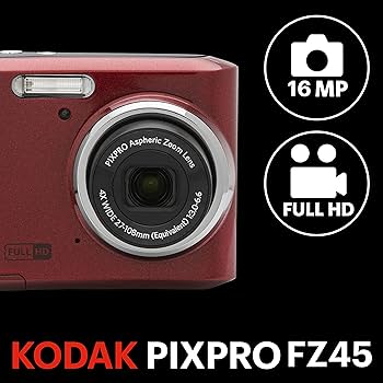 Amazon Canada: Kodak PIXPRO FZ45-RD 16MP Digital Camera 4X Optical