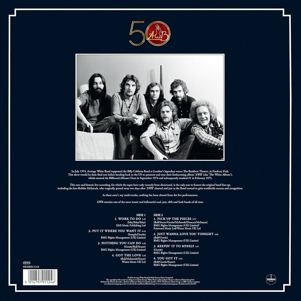 Amazon.com: Live At The Rainbow Theatre 1974 - Limited 140-Gram