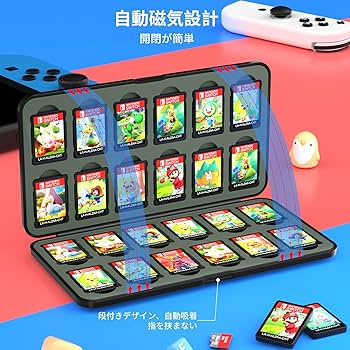 Amazon.co.jp: switch ソフトケース カードケース 24枚ゲームカード