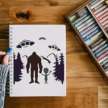 Bigfoot キャンバスアート(2) 作品 手書き Bigfoot キャンバスアート(2