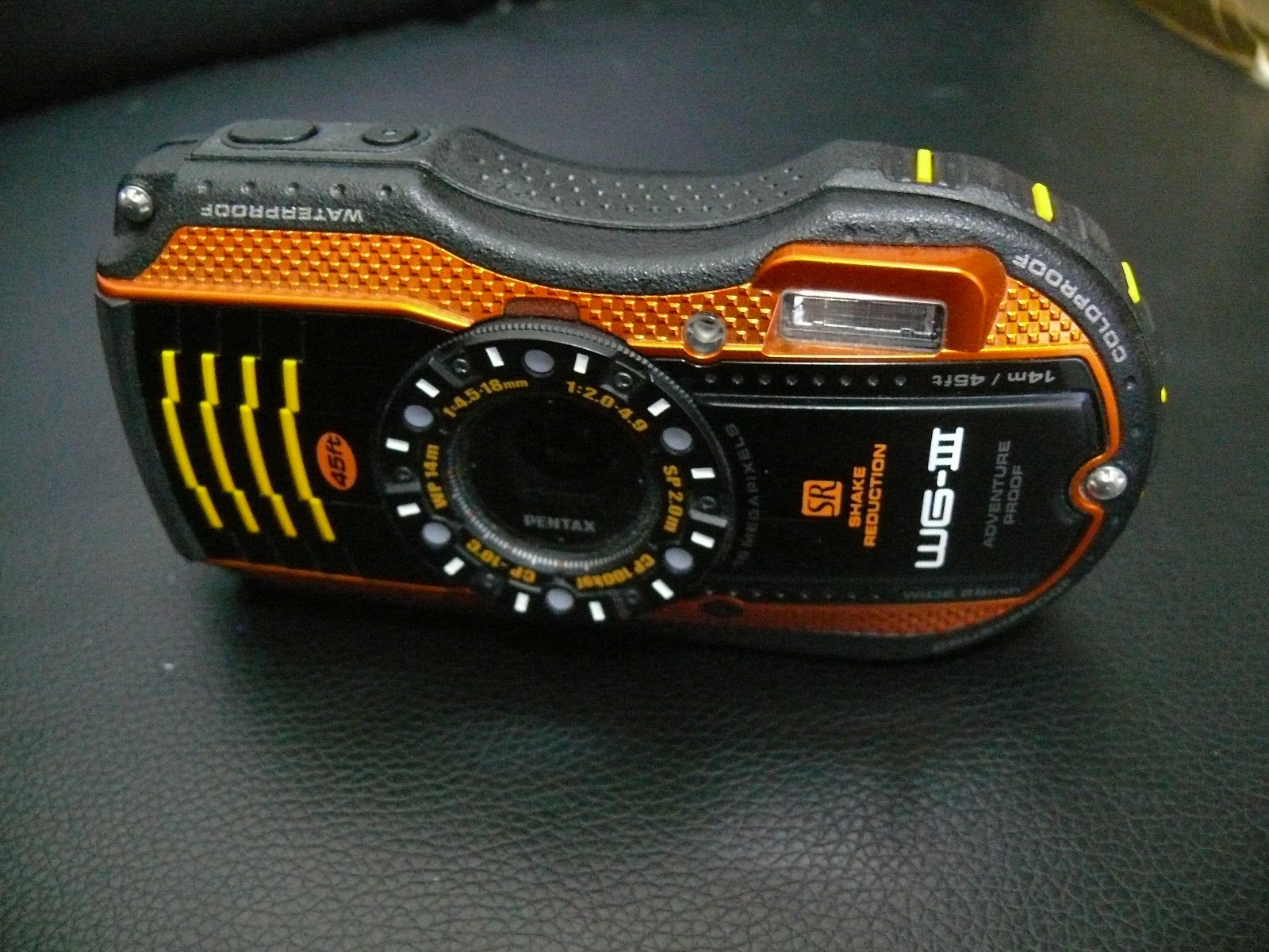 Amazon | PENTAX 防水デジタルカメラ PENTAX WG-3 オレンジ 1cmマクロ