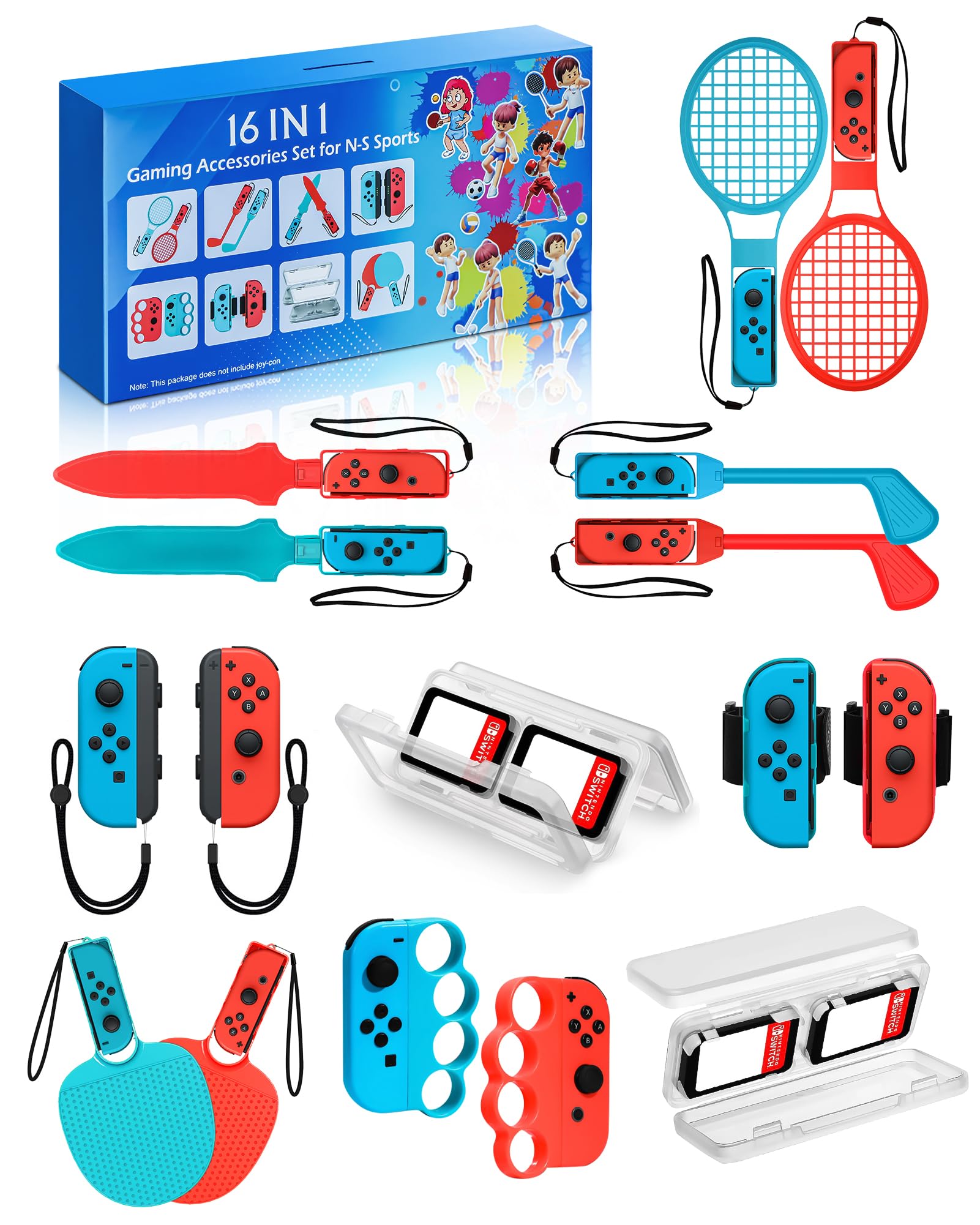 Amazon.com: 16in1 Switch Sports Accessories for Nintendo Games