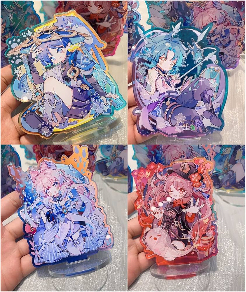 Amazon.co.jp: 原神 グッズ アクリルスタンド 変色可能な素材