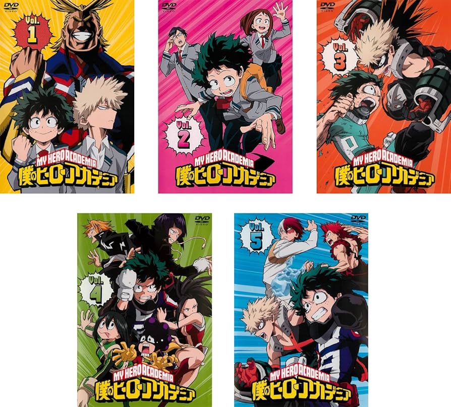 Amazon.co.jp: 僕のヒーローアカデミア [レンタル落ち] 全5巻セット