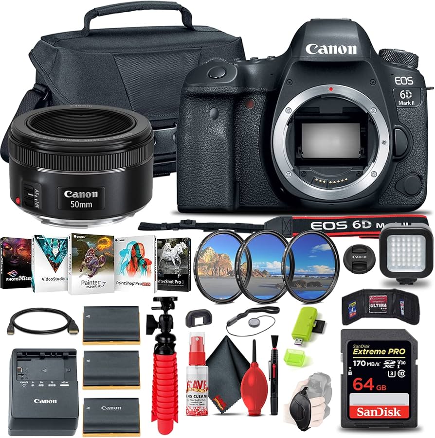 Amazon.com : Canon EOS 6D Mark II DSLR Camera (Body Only