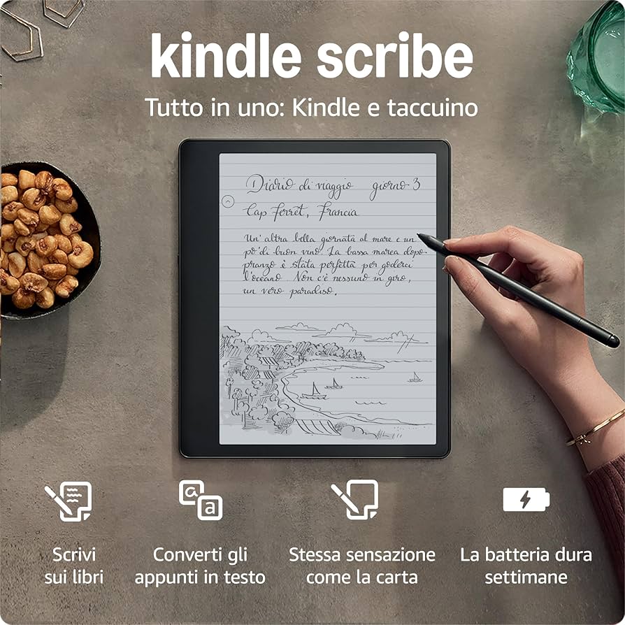 Kindle Scribe (2022) - 16 GB | Il primo Kindle e taccuino digitale
