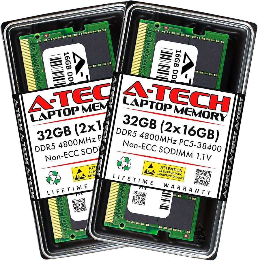 Amazon.co.jp: A-Tech 32GB (2 x 16GB) RAM HP Victus 16-d1134TX用