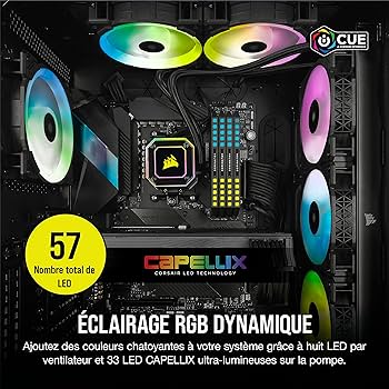 Amazon | CORSAIR iCUE H150i ELITE CAPELLIX 水冷一体型 CPUクーラー