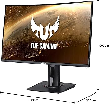 Amazon.co.jp: ASUS 湾曲 ゲーミングモニター TUF Gaming VG27VQ 27
