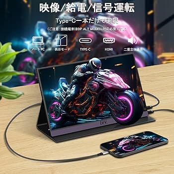 Amazon.co.jp: モバイルモニター IVV モバイルディスプレイ タッチ機能