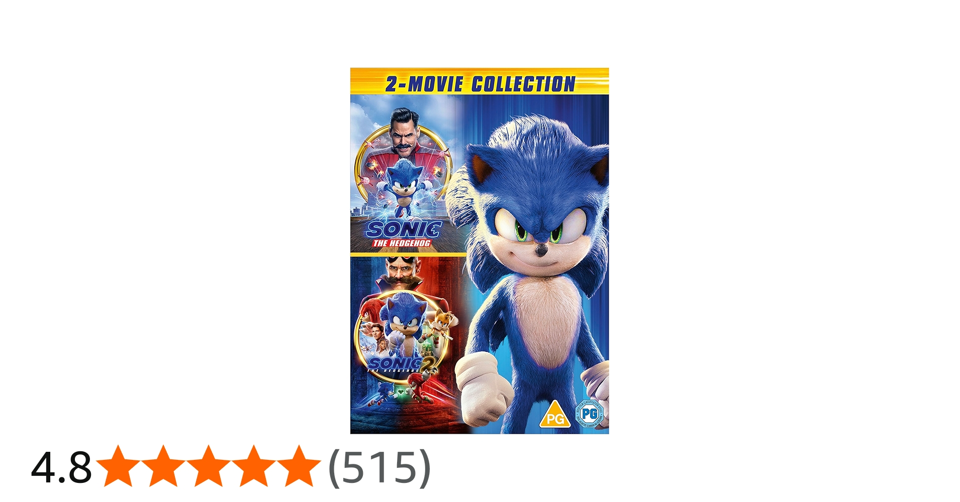 Amazon.co.jp: Sonic the Hedgehog: 2-movie Collection [Region 2] : DVD