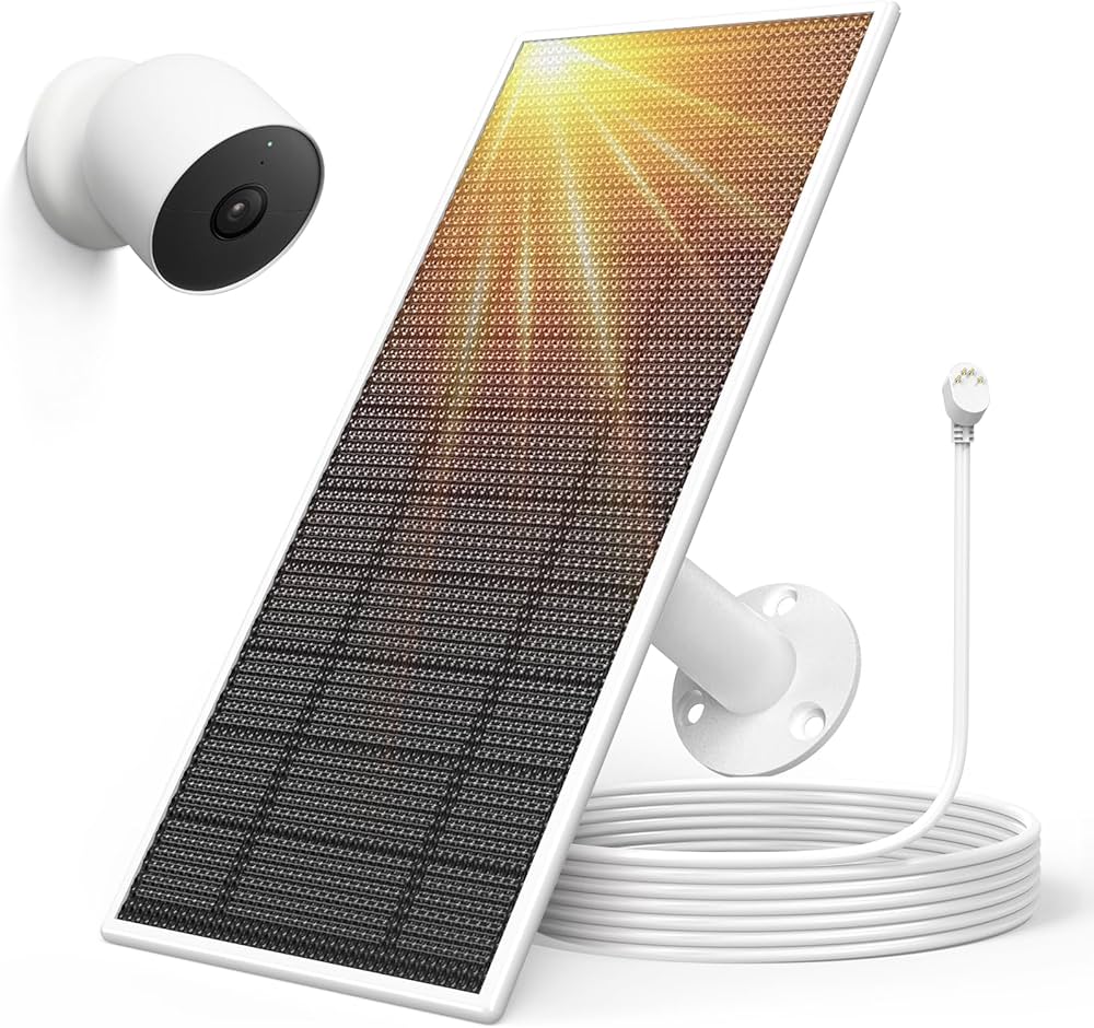 Amazon.co.jp: Google Nestカメラ用ソーラーパネル Google Nestカメラ