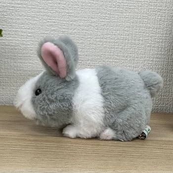 Amazon.co.jp: キュート販売 ぬいぐるみ MOU MOU うさぎ S グレー