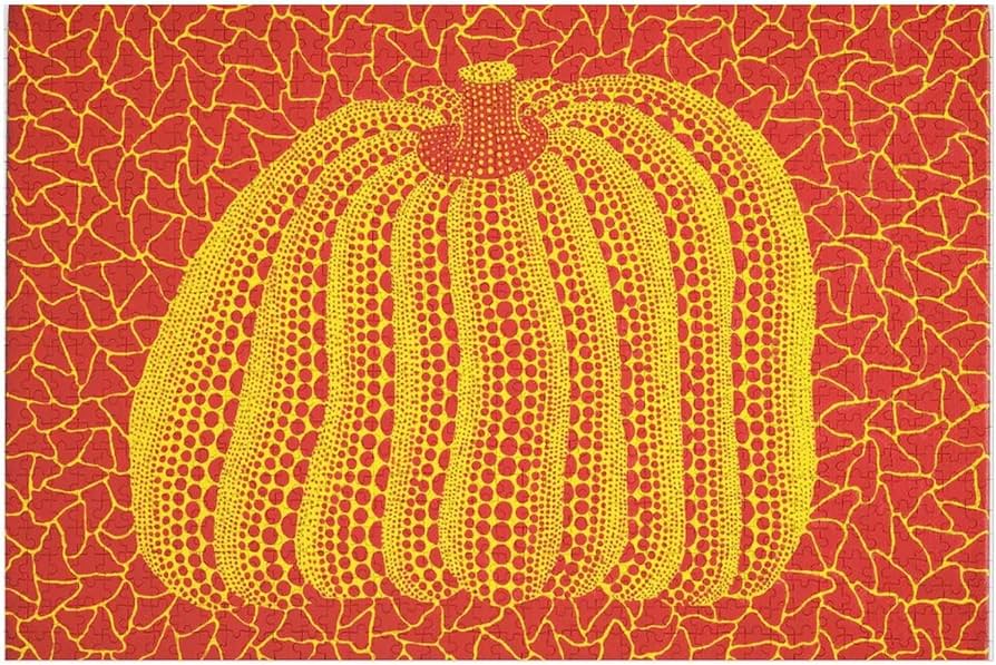 Amazon.co.jp: 草間彌生かぼちゃ 草間彌生 抽象画 500/1000ピースの