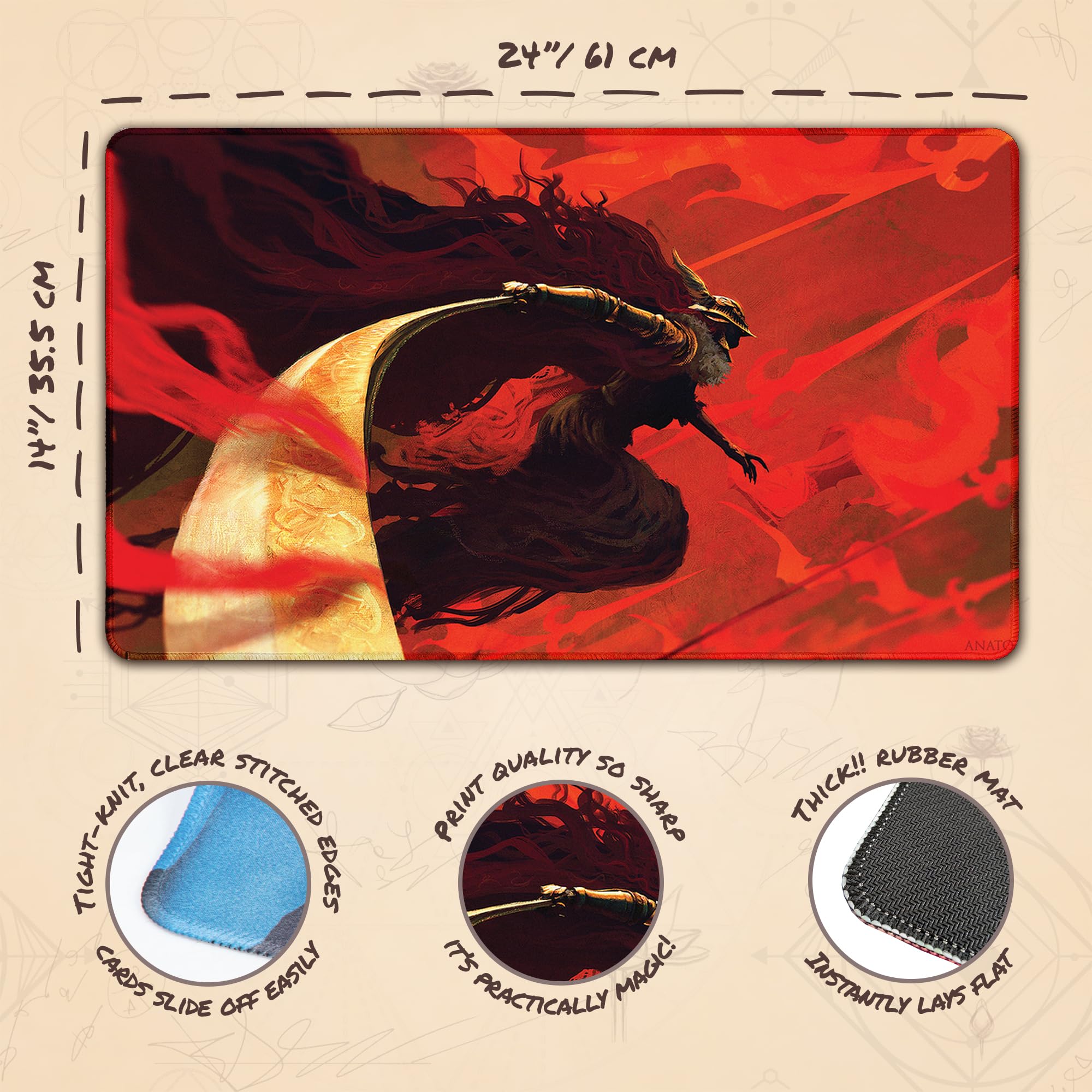 Amazon.com: Paramint Malenia Blade of Miquella (Stitched) - MTG