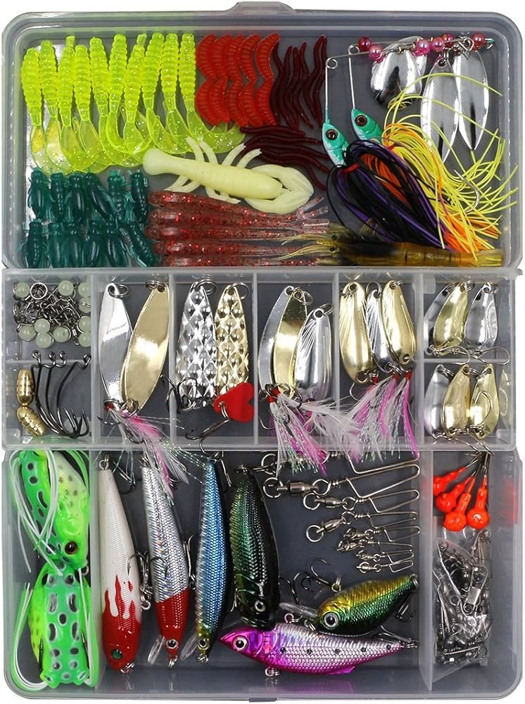 Amazon.co.jp: ルアー セット バス釣り ルアーケース付 ミノー