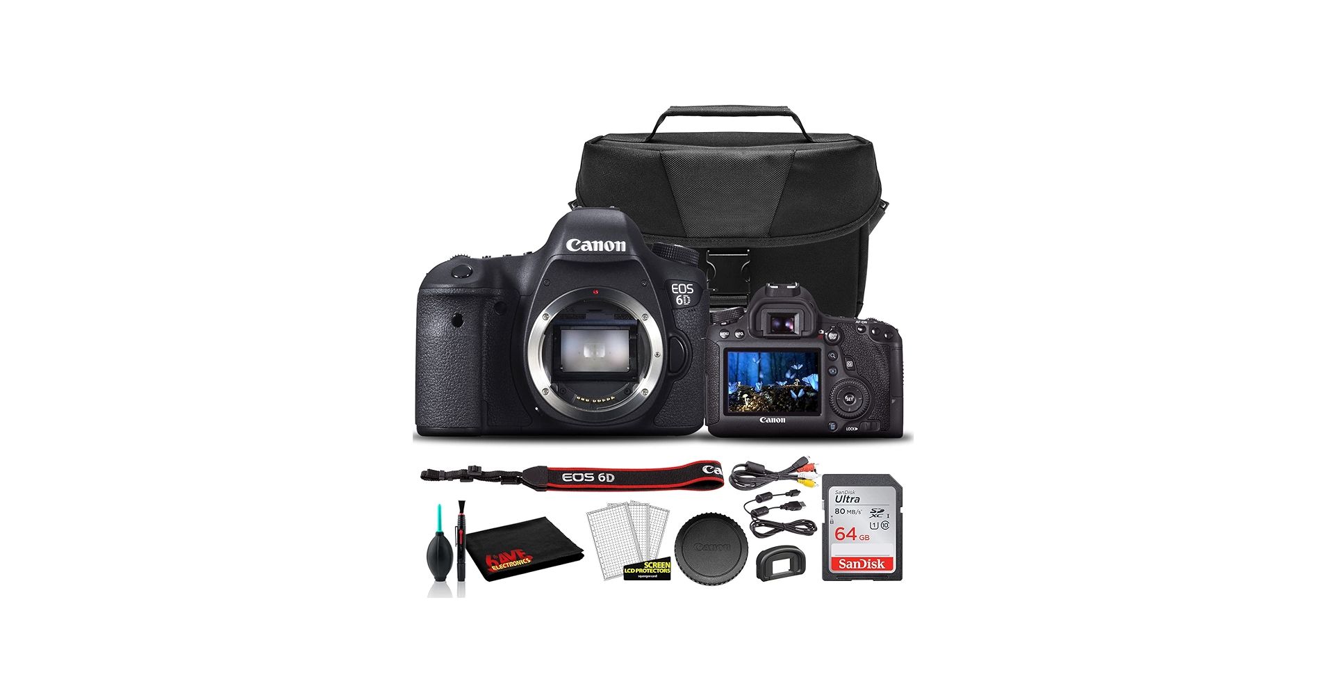 Amazon.com : Canon EOS 6D DSLR Camera (Body Only) (8035B002) + EOS