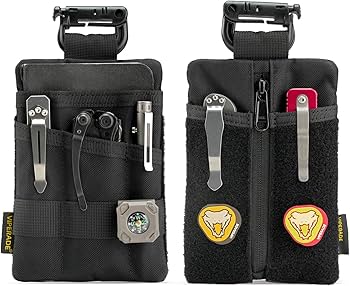 Amazon.co.jp: VIPERADE VE25 EDCポーチ, DIYパッチ付きEDCポケット