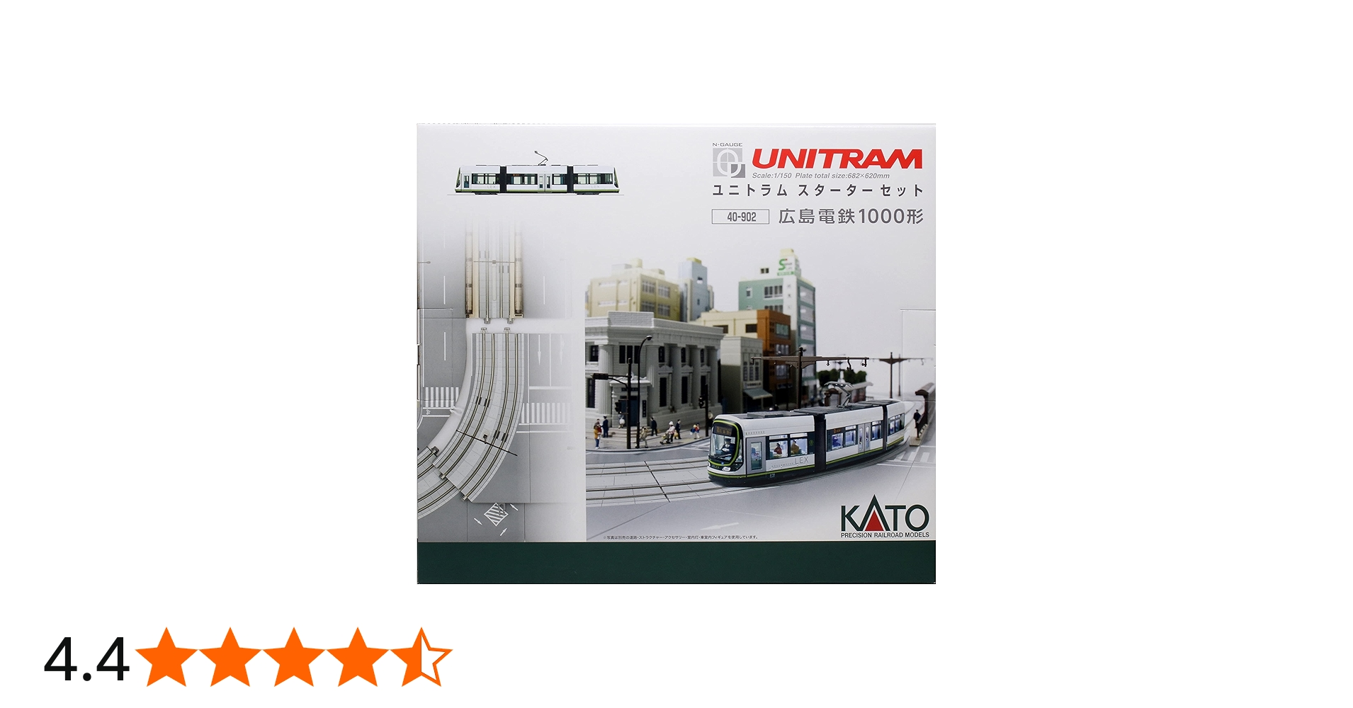 Amazon | KATO Nゲージ ユニトラムスターターセット 広島電鉄1000形 40