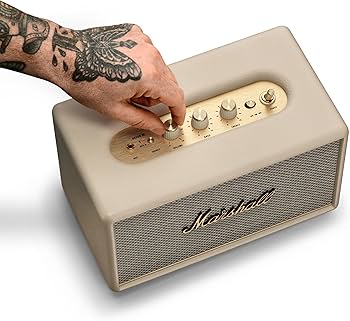 Amazon.com: Marshall Acton III Bluetooth Home Speaker - Cream