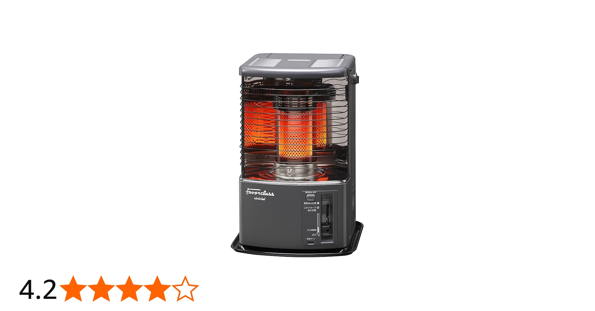 Amazon | RS-FH290-H トヨトミ 石油ストーブ ダークグレー