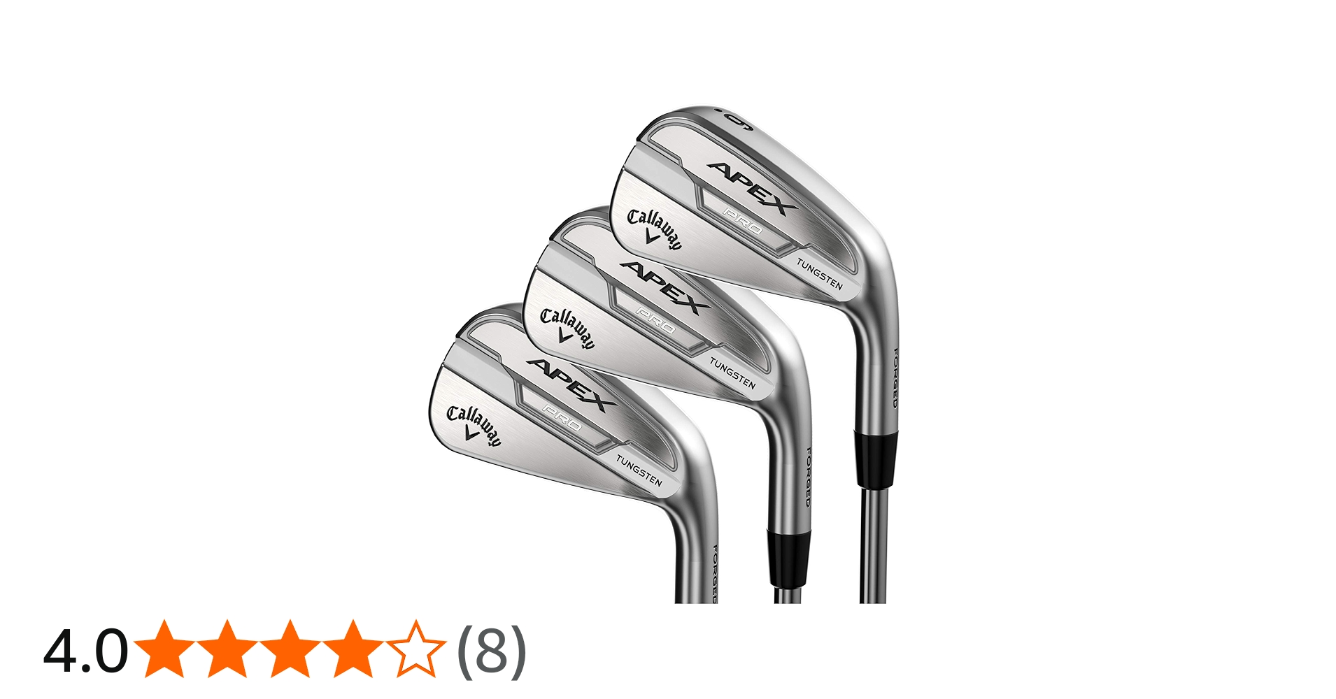 Callaway Golf 2021 Apex Pro Iron Set (Set of 7 Clubs: 4-PW, Right