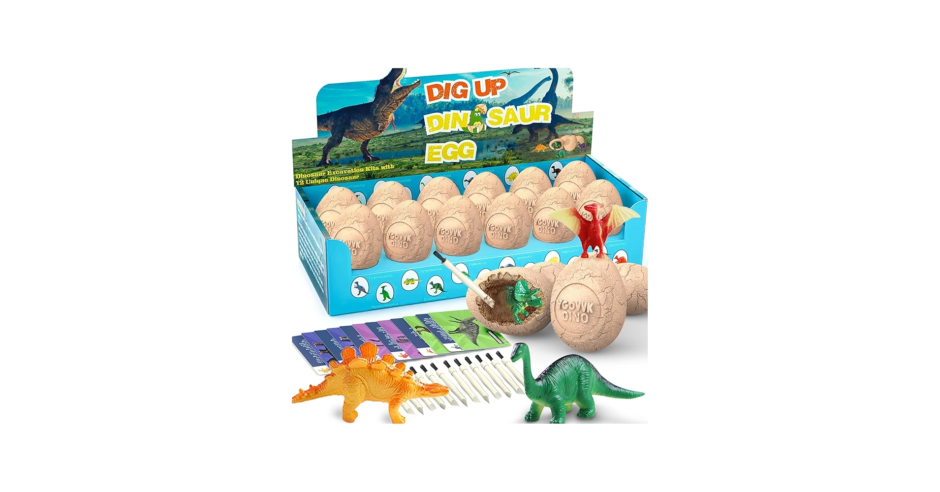 Amazon.com: YGOVVK Dinosaur Eggs Dig Kit - Dinosaur Toys for Kids