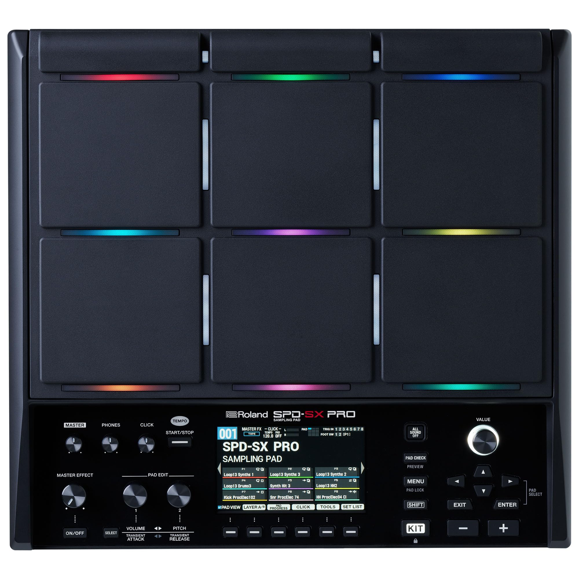 Amazon | Roland ローランド サンプリングパッドSPD-SX PRO LCDカラー