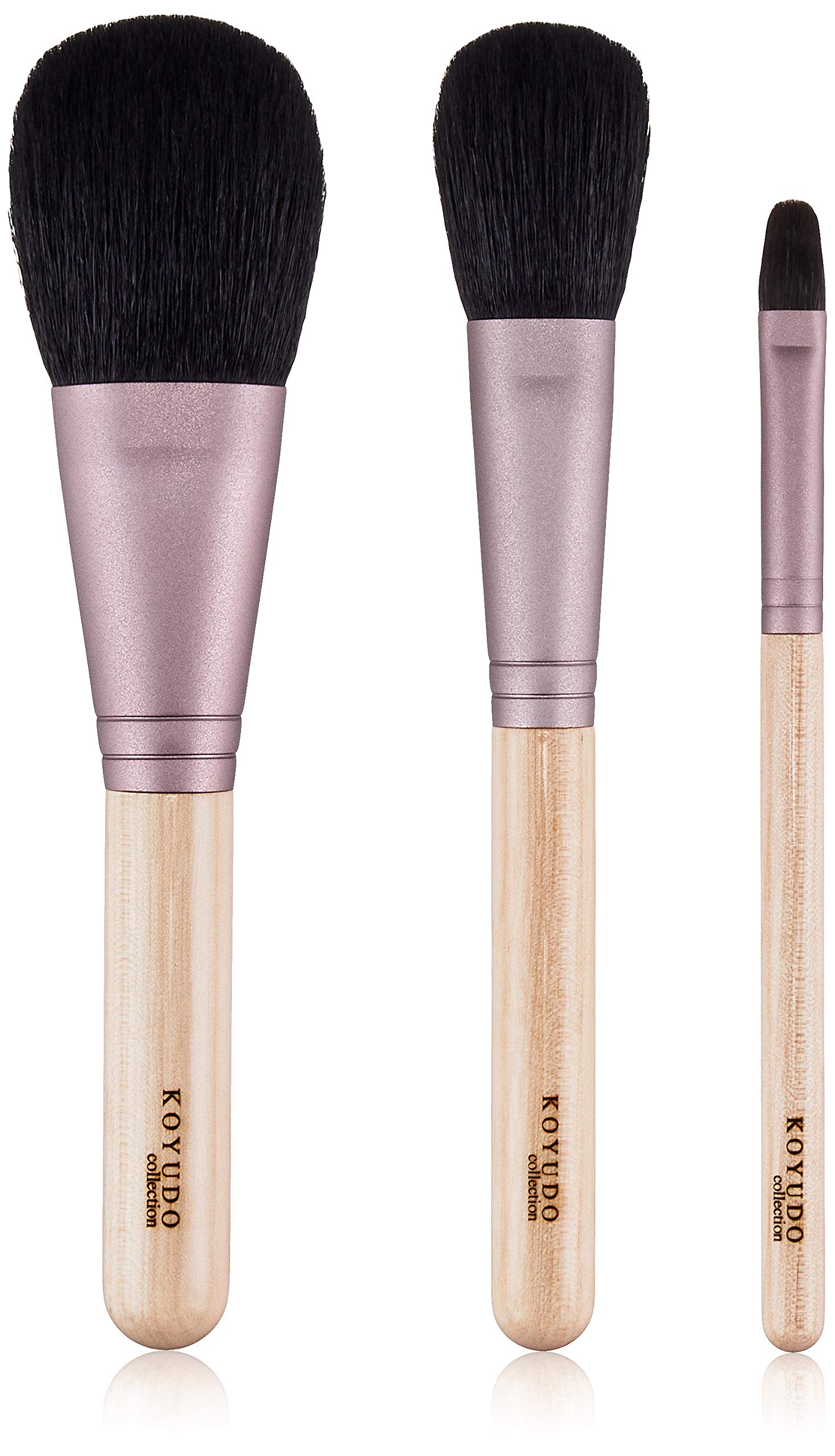 Amazon | 晃祐堂メイクブラシ 凛 ブラシ3本セット | KOYUDO collection