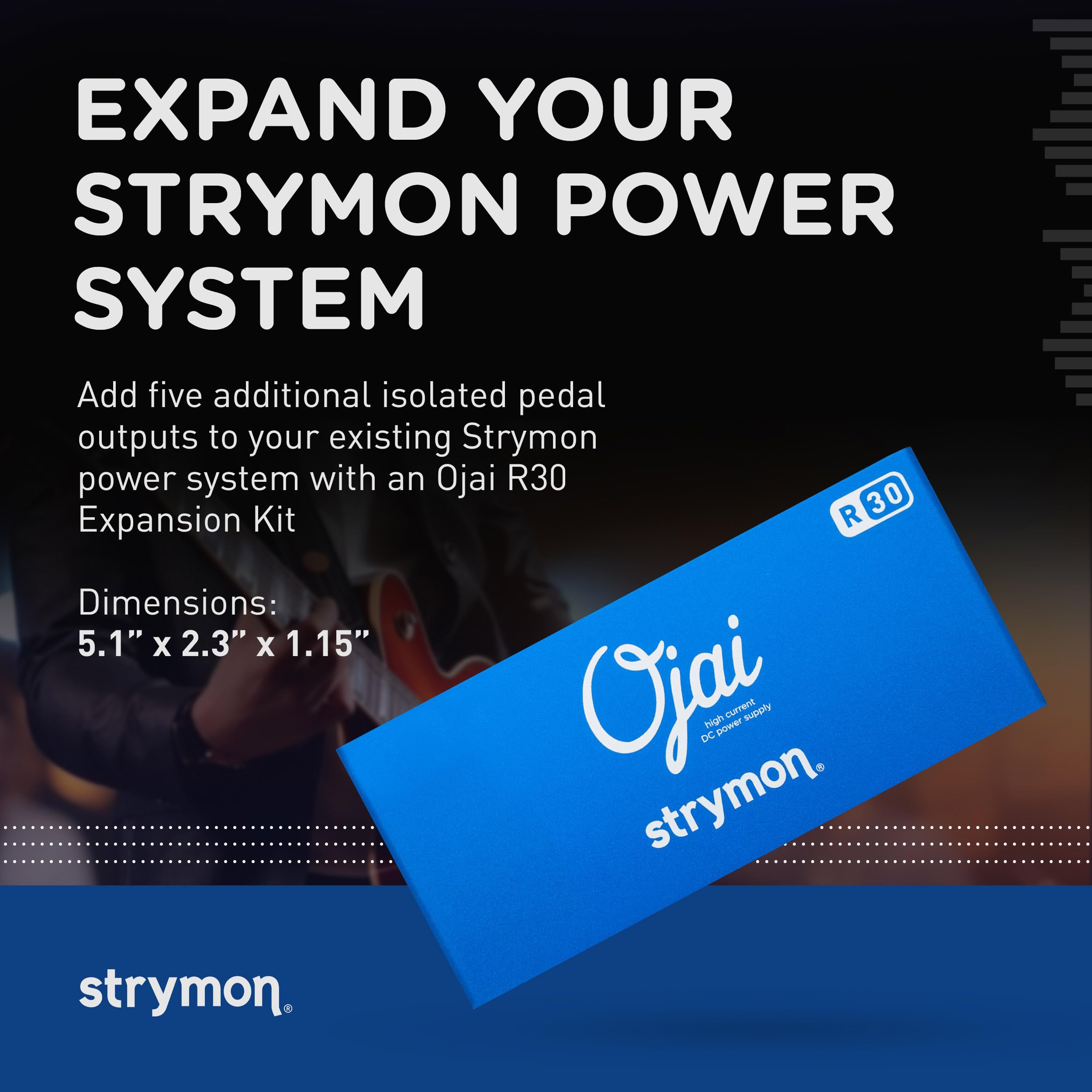 Amazon.com: Strymon Ojai R30 High Current Guitar Pedal Power