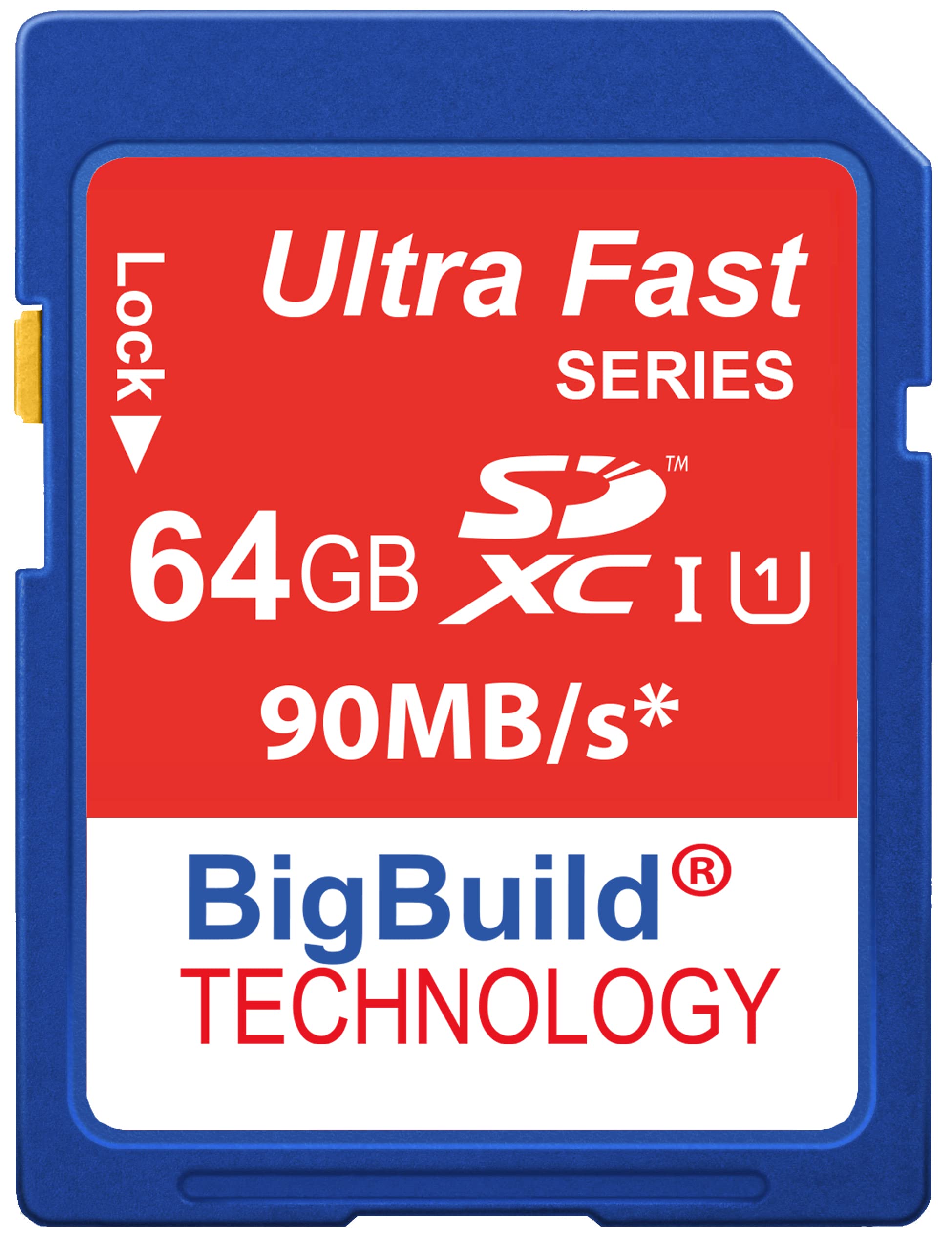 Amazon | BigBuild Technology 64GB 超高速 SDXC 90MB/s メモリー