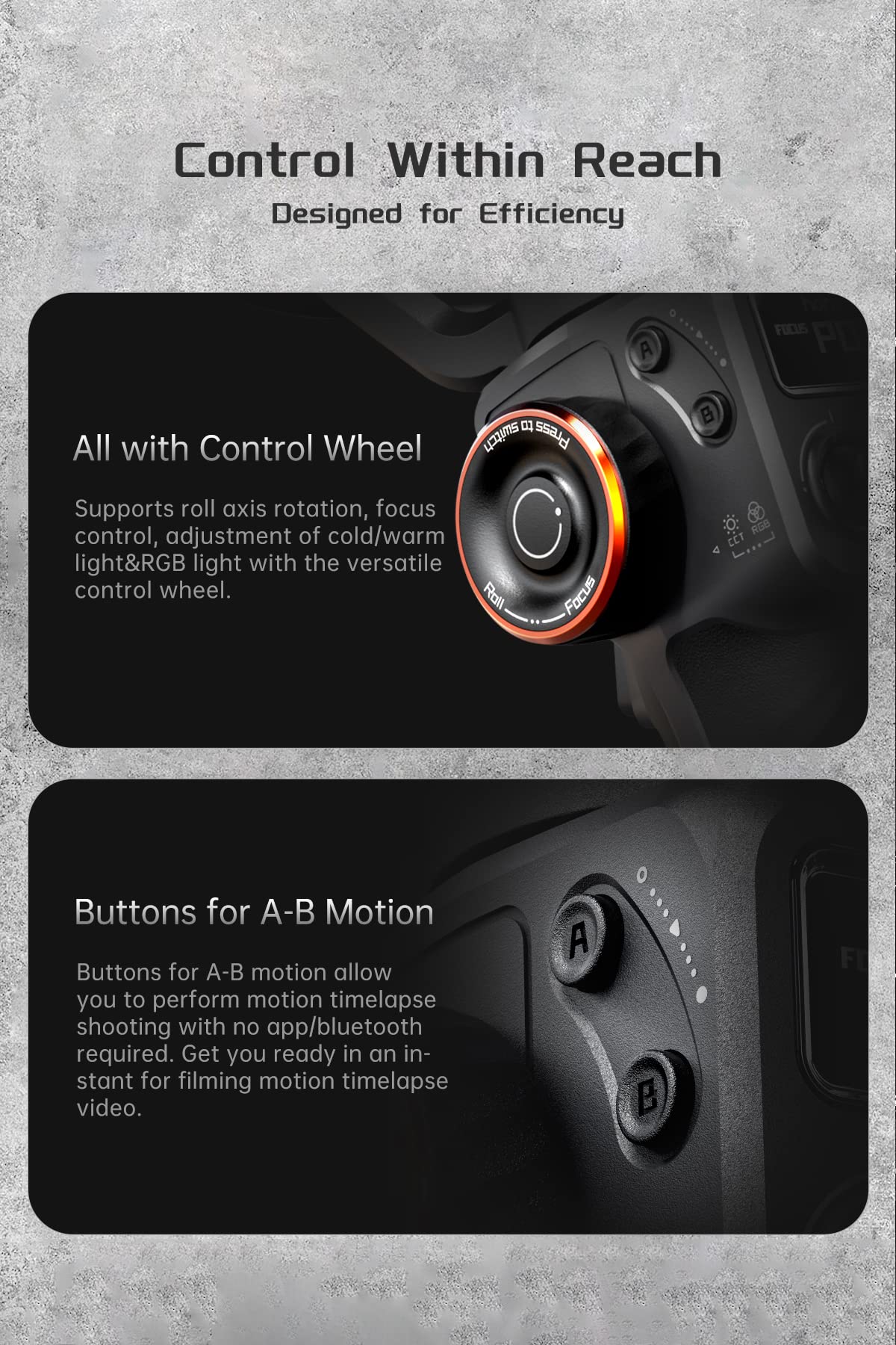 Hohem iSteady M6 Handheld 3-Axis Gimbal Stabilizer for Smartphone