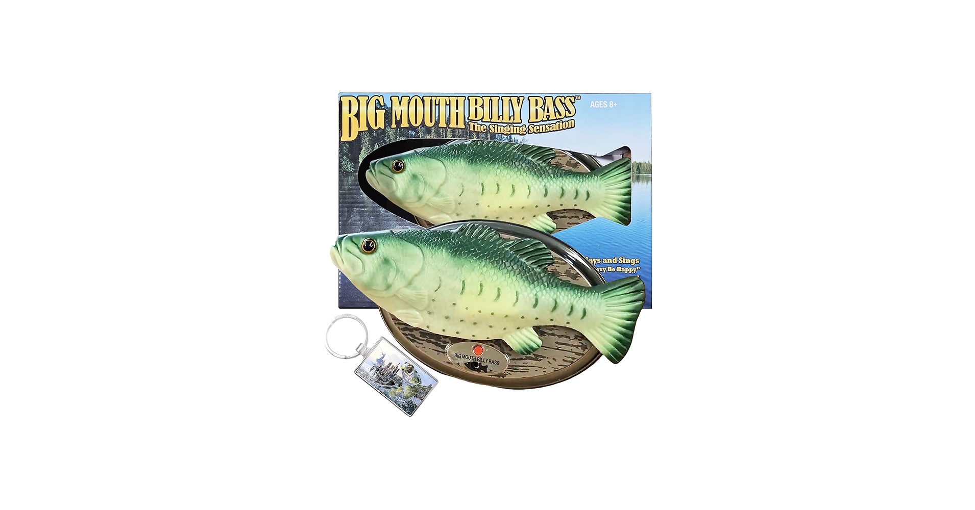Amazon.com: Big Mouth Billy Bass Singing Fish Gift Set with