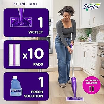 Amazon.com: Swiffer WetJet Hardwood and Floor Spray Mop Cleaner