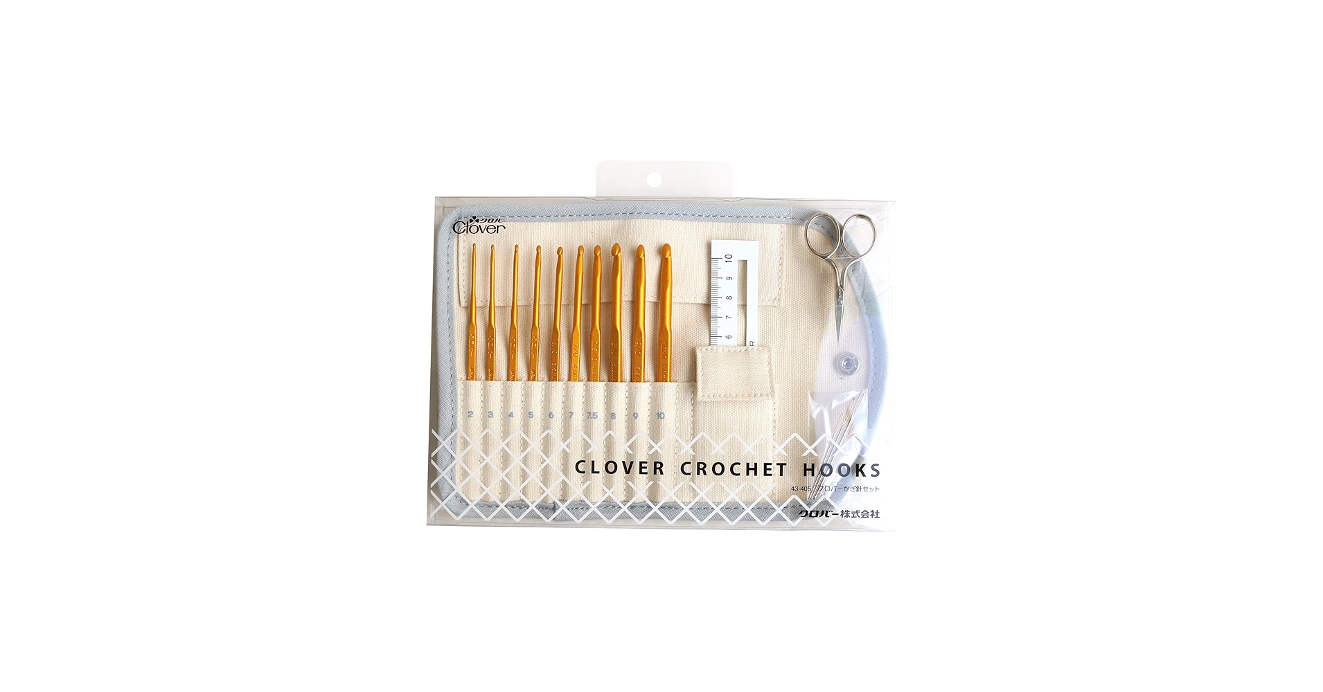 Amazon.com: Clover Crochet Set 43-405 Crochet Set 10 Crochet