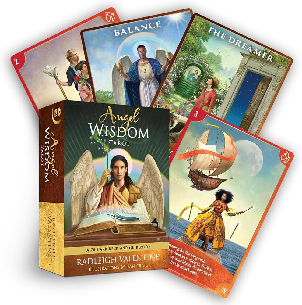 Amazon | Angel Wisdom Tarot: A 78-Card Deck and Guidebook
