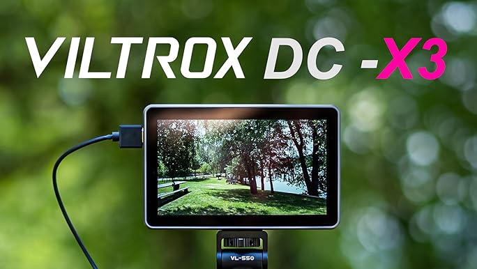 Amazon.com : VILTROX DC-X3 Touchscreen Camera Field Monitor, 6