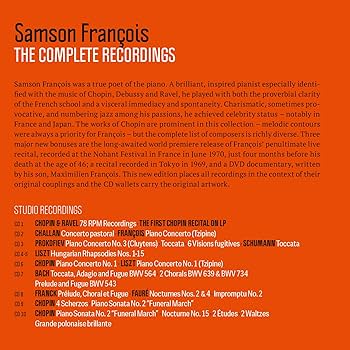Samson Francois - Complete Recordings - Amazon.com Music