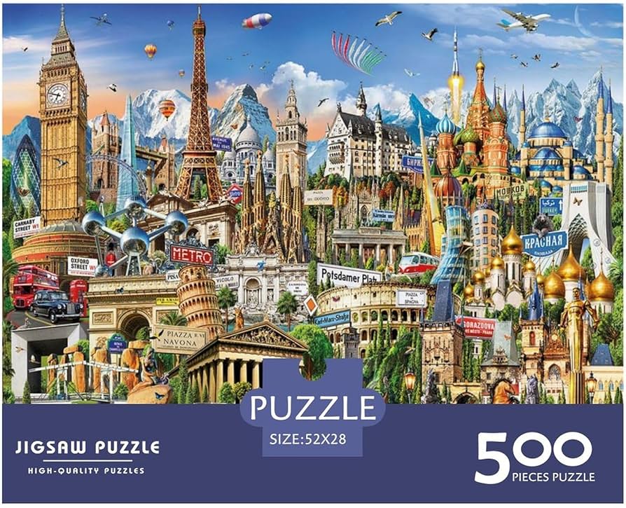 Amazon.com: Busy City Jigsaw Puzzles for Adults 500 Piece of
