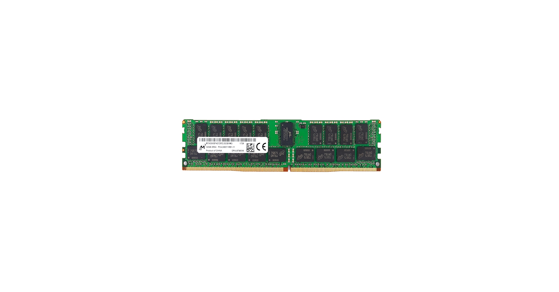 MICRON 32GB PC4-2400T-R Registered ECC 2RX4 Memory RDIMM