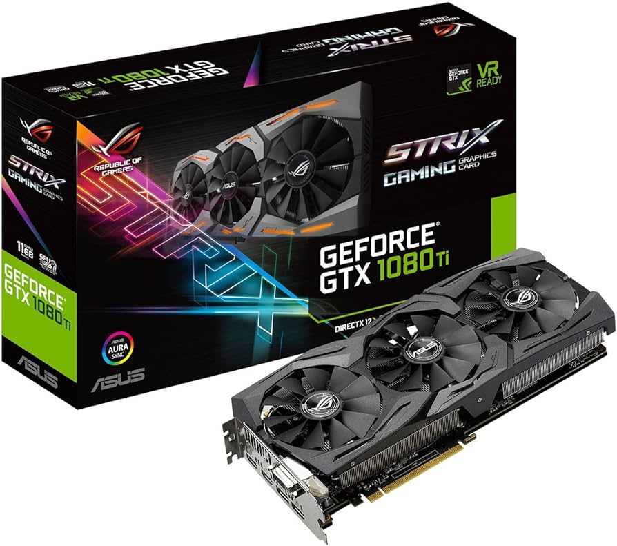 Amazon.com: ASUS ROG STRIX GeForce GTX 1080 TI 11GB VR Ready 5K HD