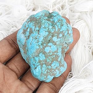 Amazon.com: GEMHUB Natural Blue Turquoise Approximate 557 Ct Raw