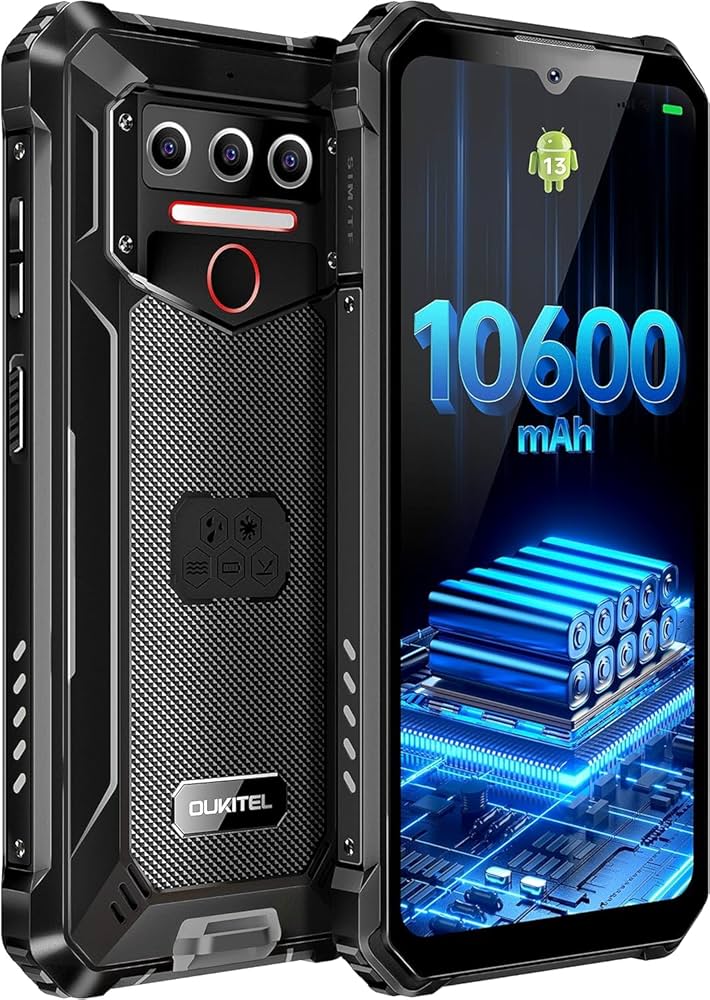 Amazon | OUKITEL WP23 タフネススマホ 本体 Android 13-7GB RAM+64GB