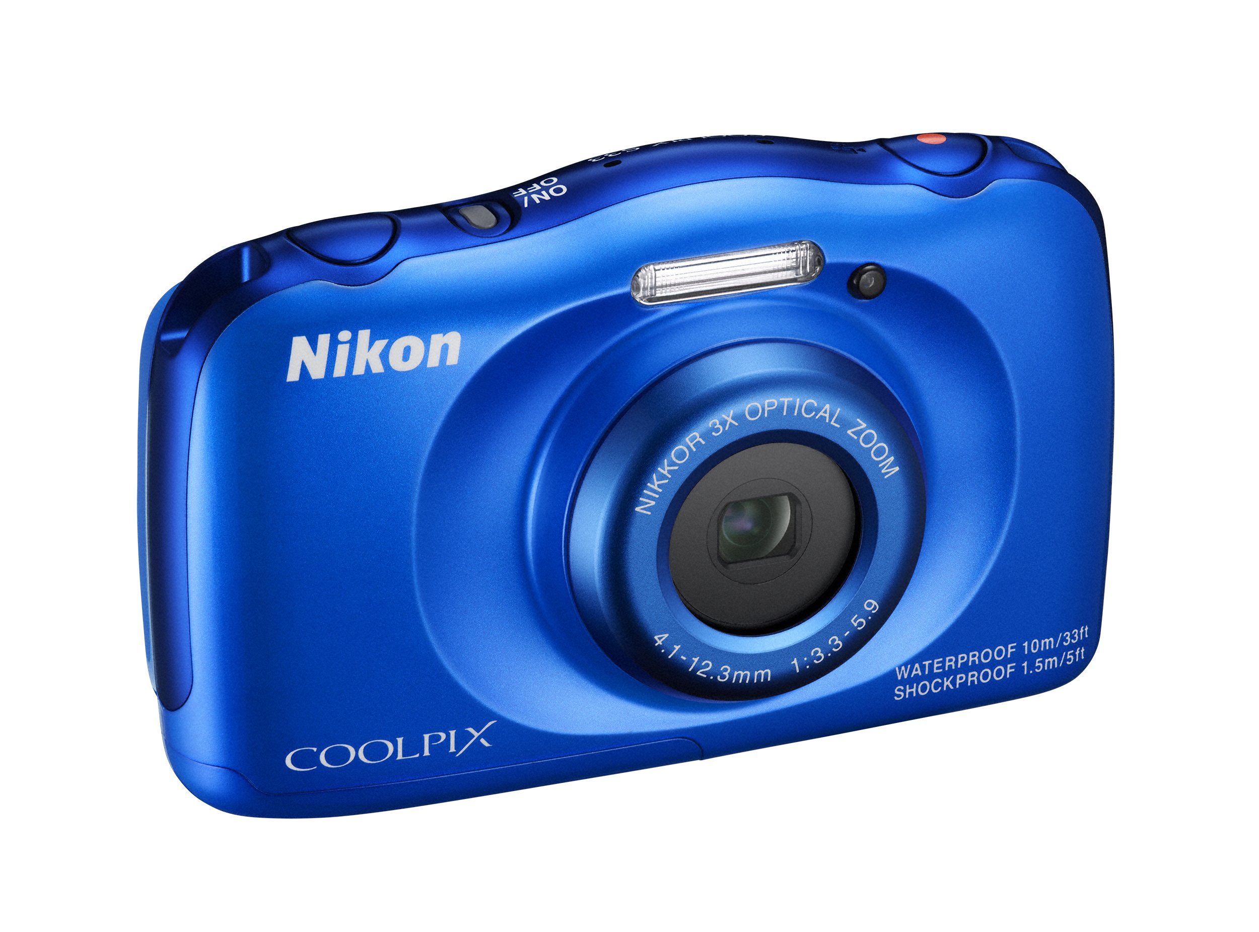 Amazon.com : Nikon COOLPIX S33 Waterproof Digital Camera (Blue