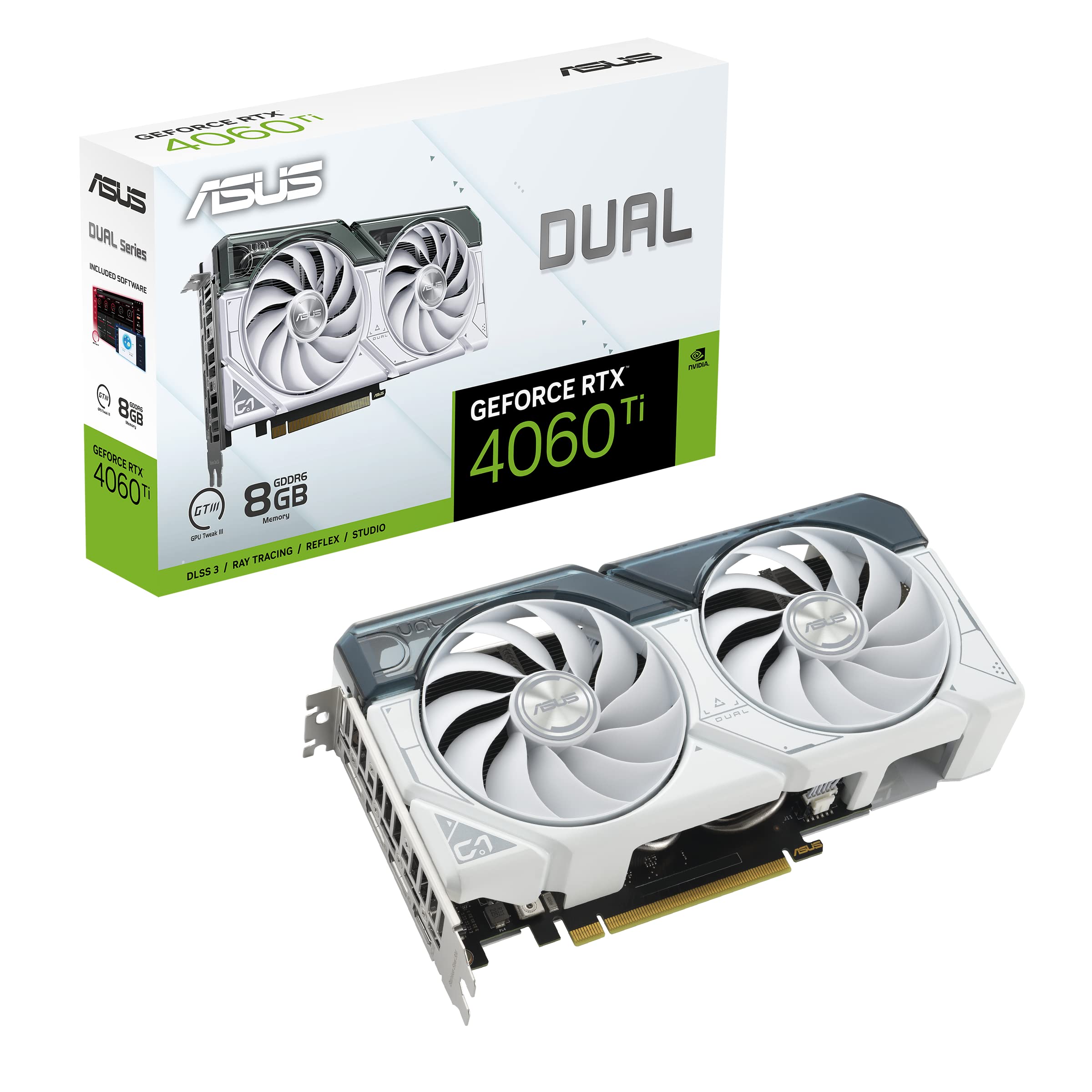 Amazon.com: ASUS Dual GeForce RTX™ 4060 Ti White Edition 8GB GDDR6